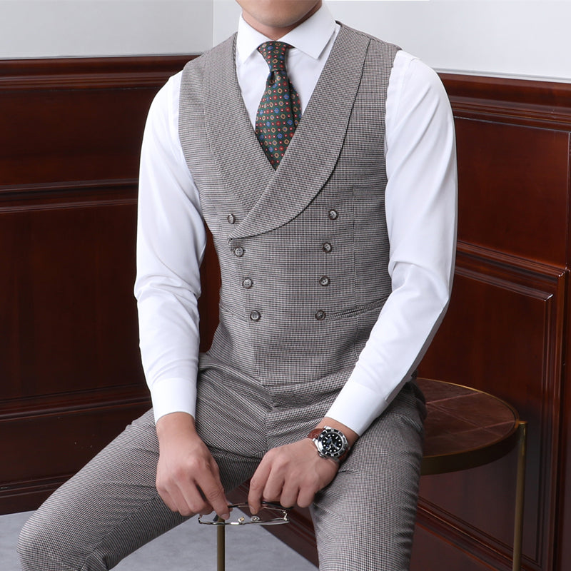 Steampunk Style Men's Vest for Vintage Weddings