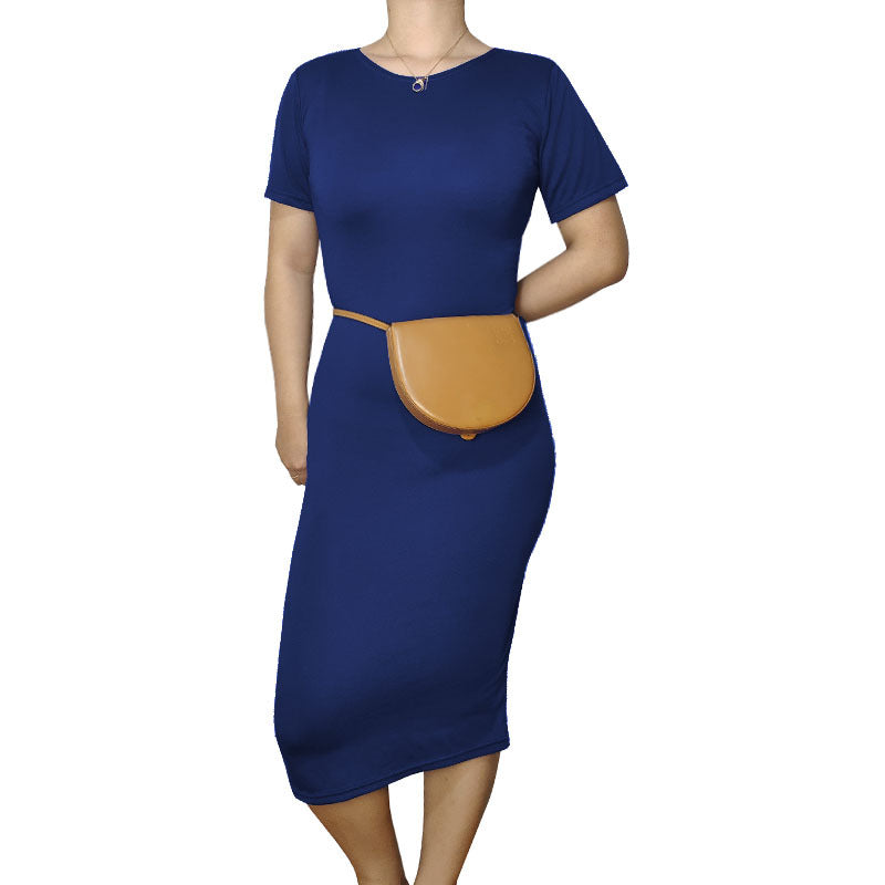 Multicolor Autumn Winter OL Dress
