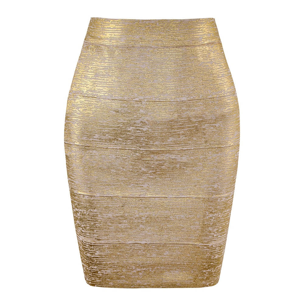 Bronzing Bandage Skirt