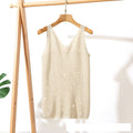 Inlaid Hot Diamond V-neck Knitted T-shirt for Women