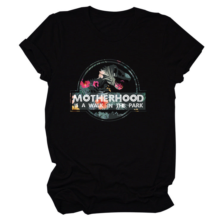 Motherhood Is a Walk in the Park Short Sleeve Tee
