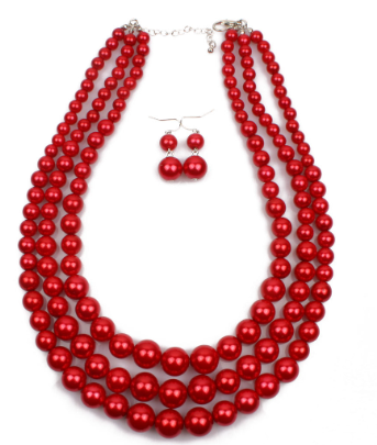 Stylish High-Quality Pearl Multi-Layer Evening Necklaces
