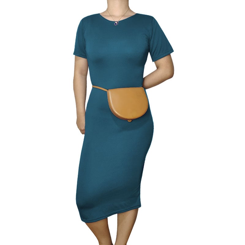 Multicolor Autumn Winter OL Dress