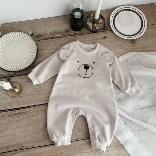 Cartoon Baby Rompers for Girls and Boys, Long Sleeve