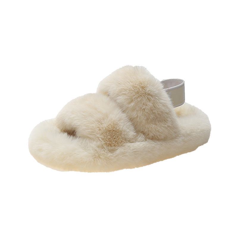 Zenda Women's Wild Fur Slippers