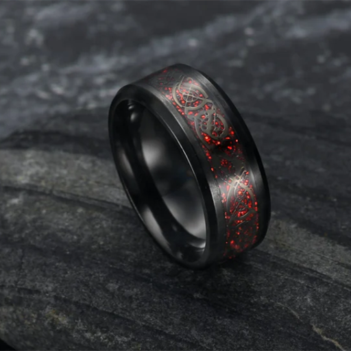 Asgard Basilisk Scale Wedding Ring