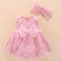 Summer Princess Dress for Girls with Bow Sleeves