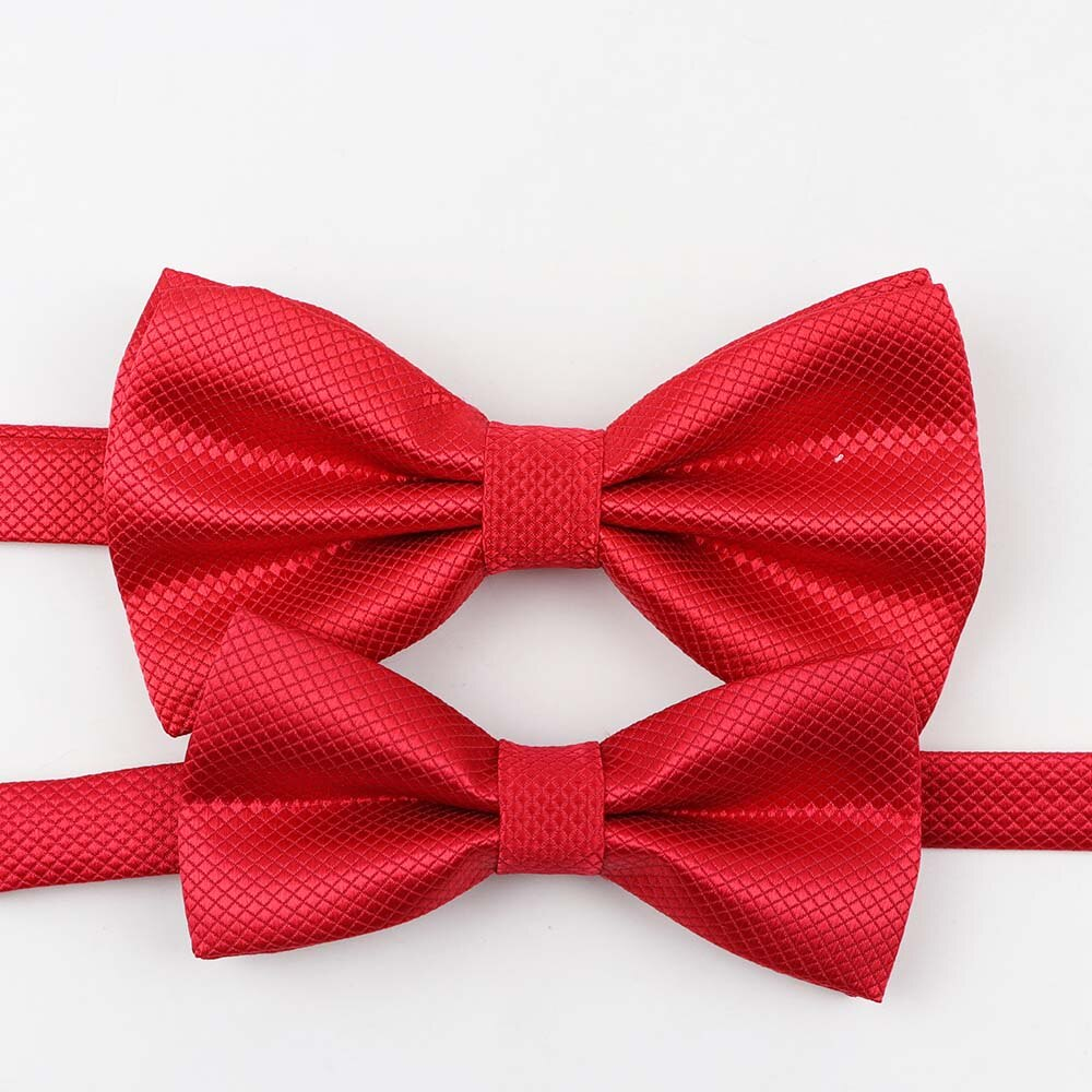 Solid Color Bow Tie Set