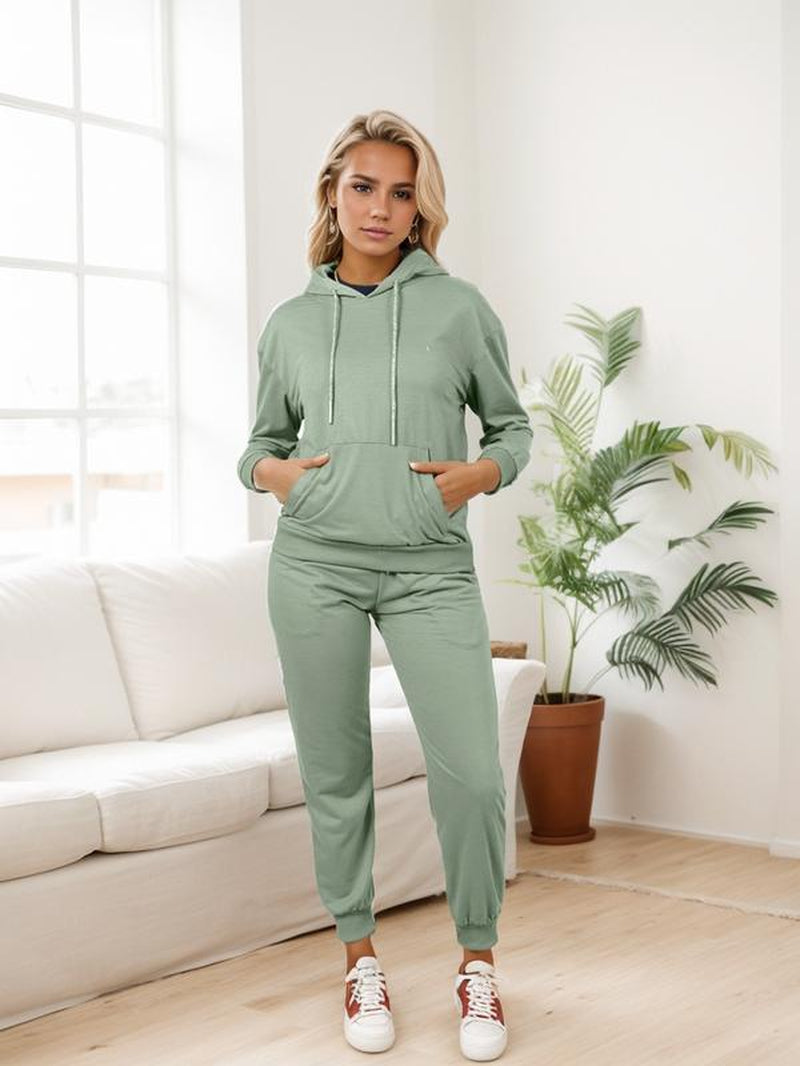 RED Marine Womens Plaid Hoody Set