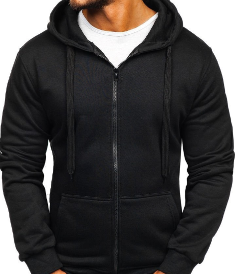 Men's Casual Hooded Cardigan Sweatshirt for Outdoor Wear