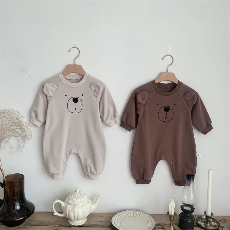 Cartoon Baby Rompers for Girls and Boys, Long Sleeve