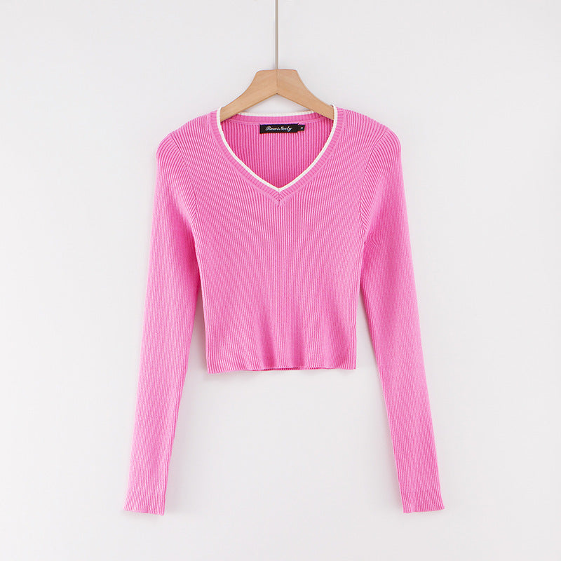 Solid Color Long-Sleeved Outerwear Top