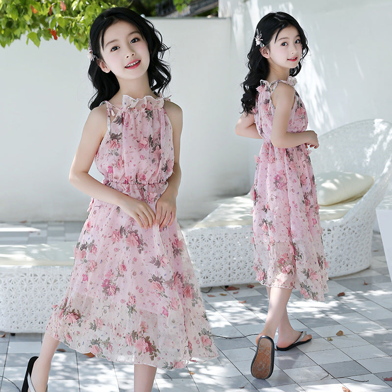 Girls' Bohemian Summer Dress