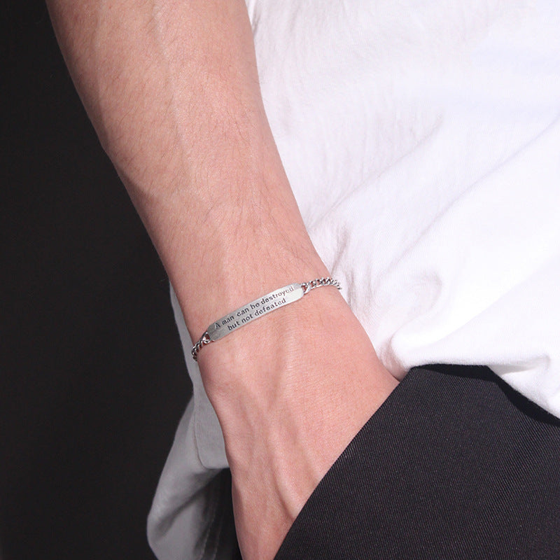 Vintage Thai Silver Bracelet for Men