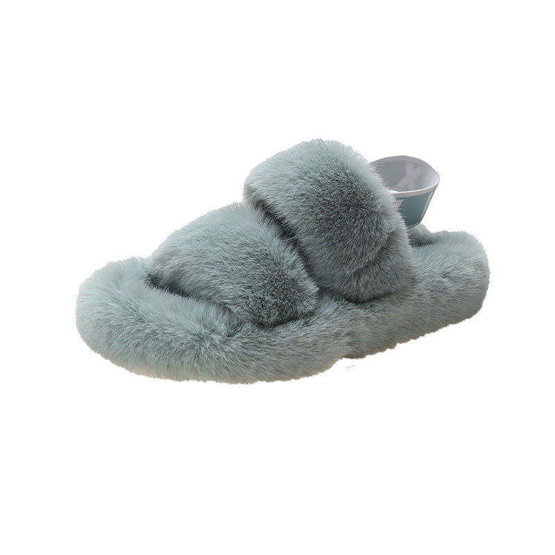 Zenda Women's Wild Fur Slippers