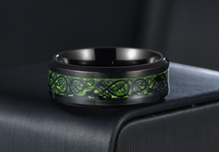Asgard Basilisk Scale Wedding Ring