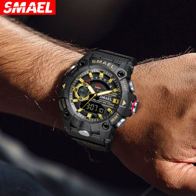 SMAEL Multifunctional Sports Watch for Men, Waterproof
