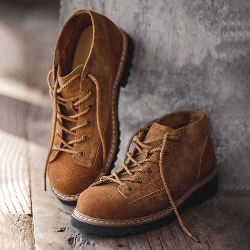 British Style Casual Low-top All-match Short Boots