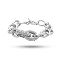Stylish Punk-Inspired Rhinestone Chain Bracelet for Women