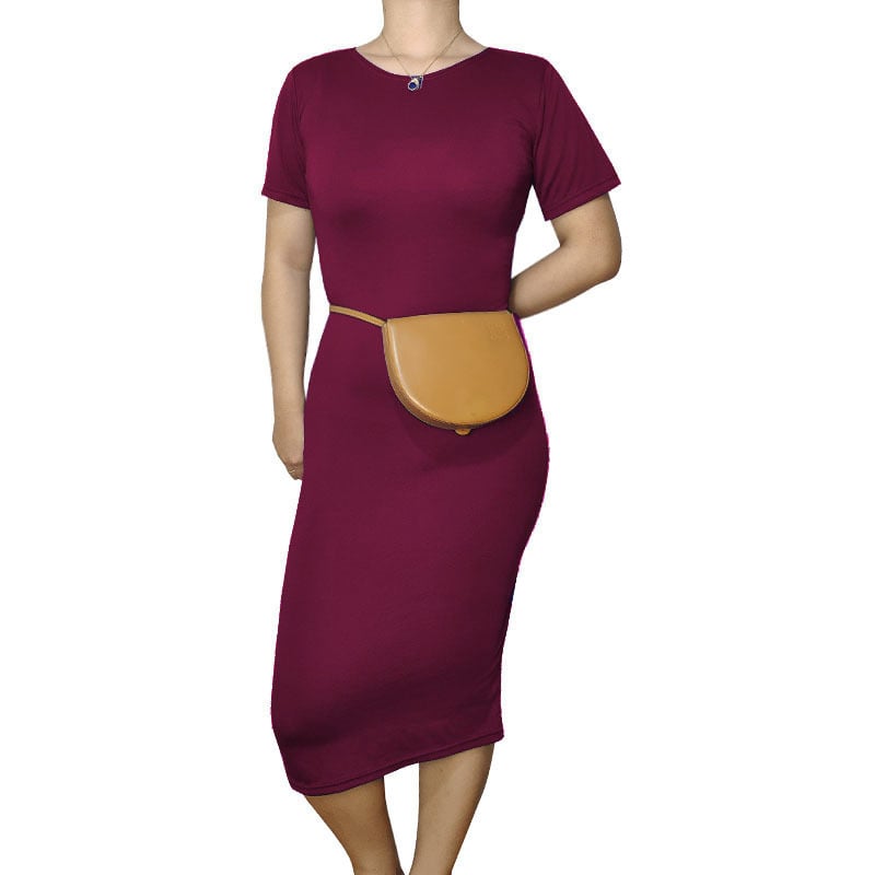 Multicolor Autumn Winter OL Dress