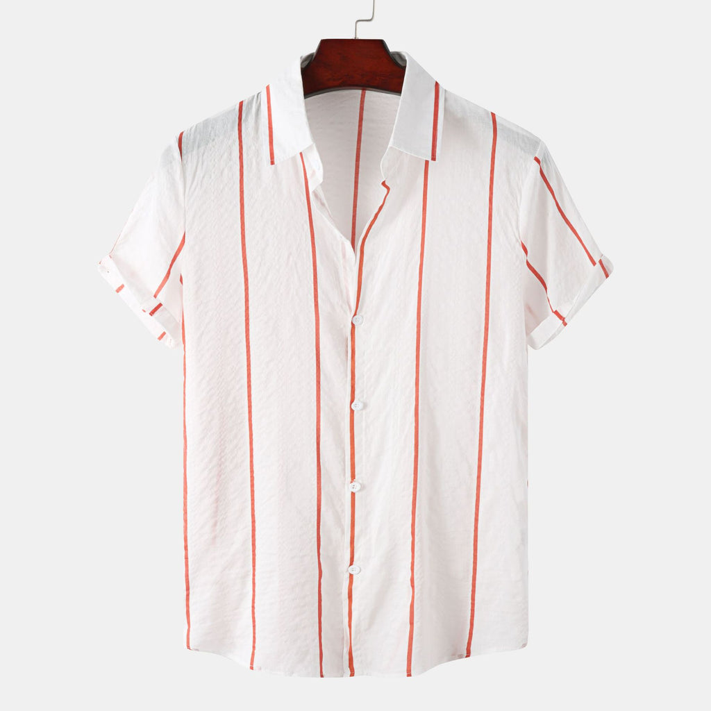 Men's Casual Printed Short Sleeve Shirt - Summer 2021