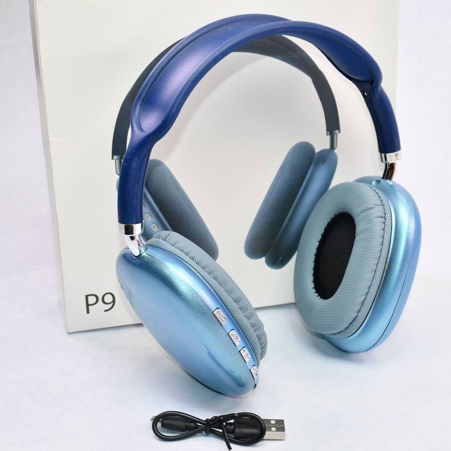P9 Pro Headphones in black studio shot