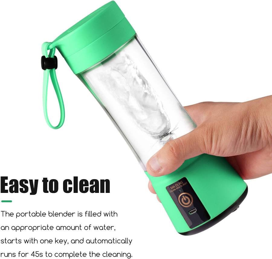 HM-03 Portable Blender - Easy self-cleaning mode in 45 seconds