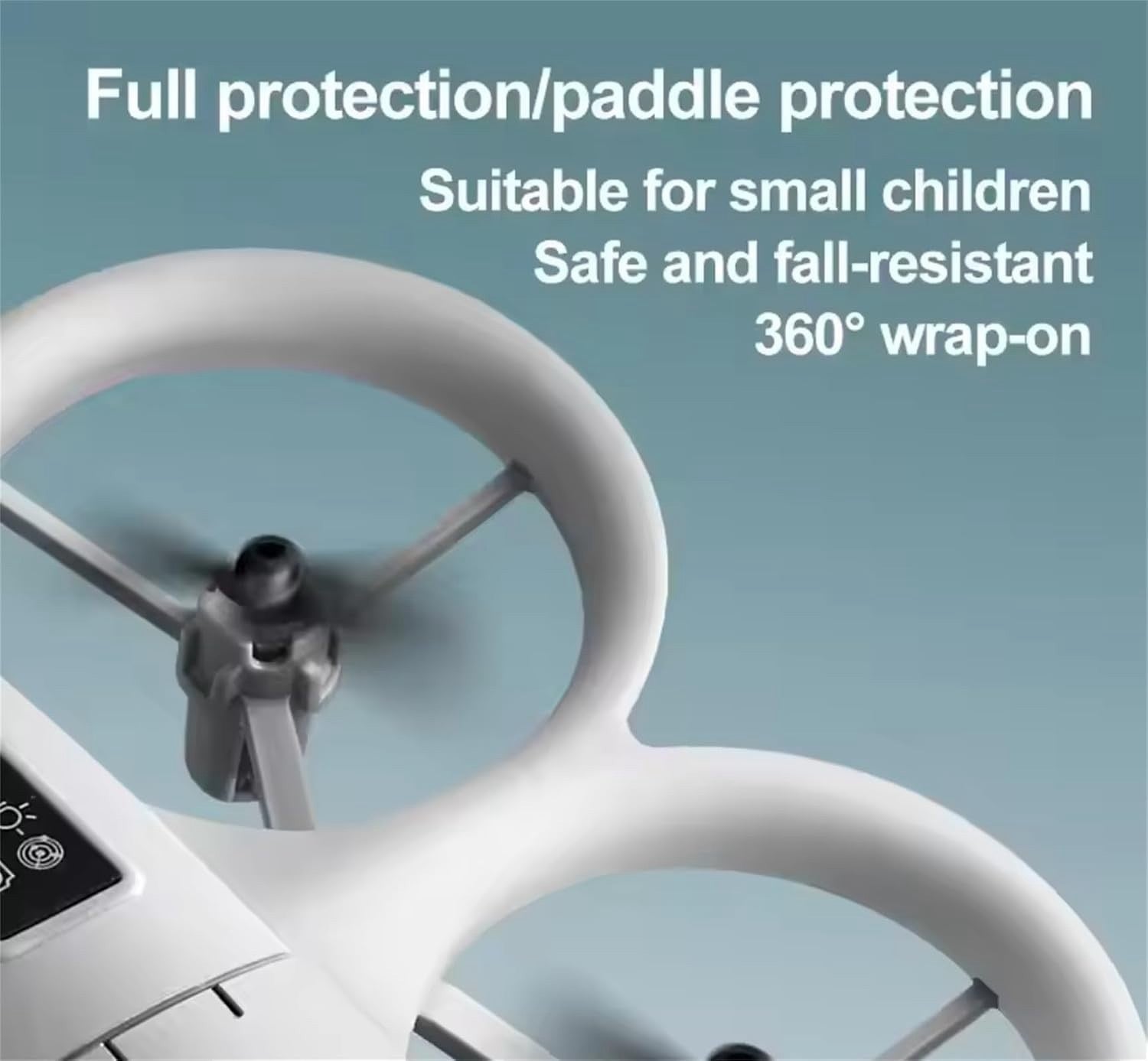 NEO Drone Mini Pro - outdoor recording and visual tracking following a runner