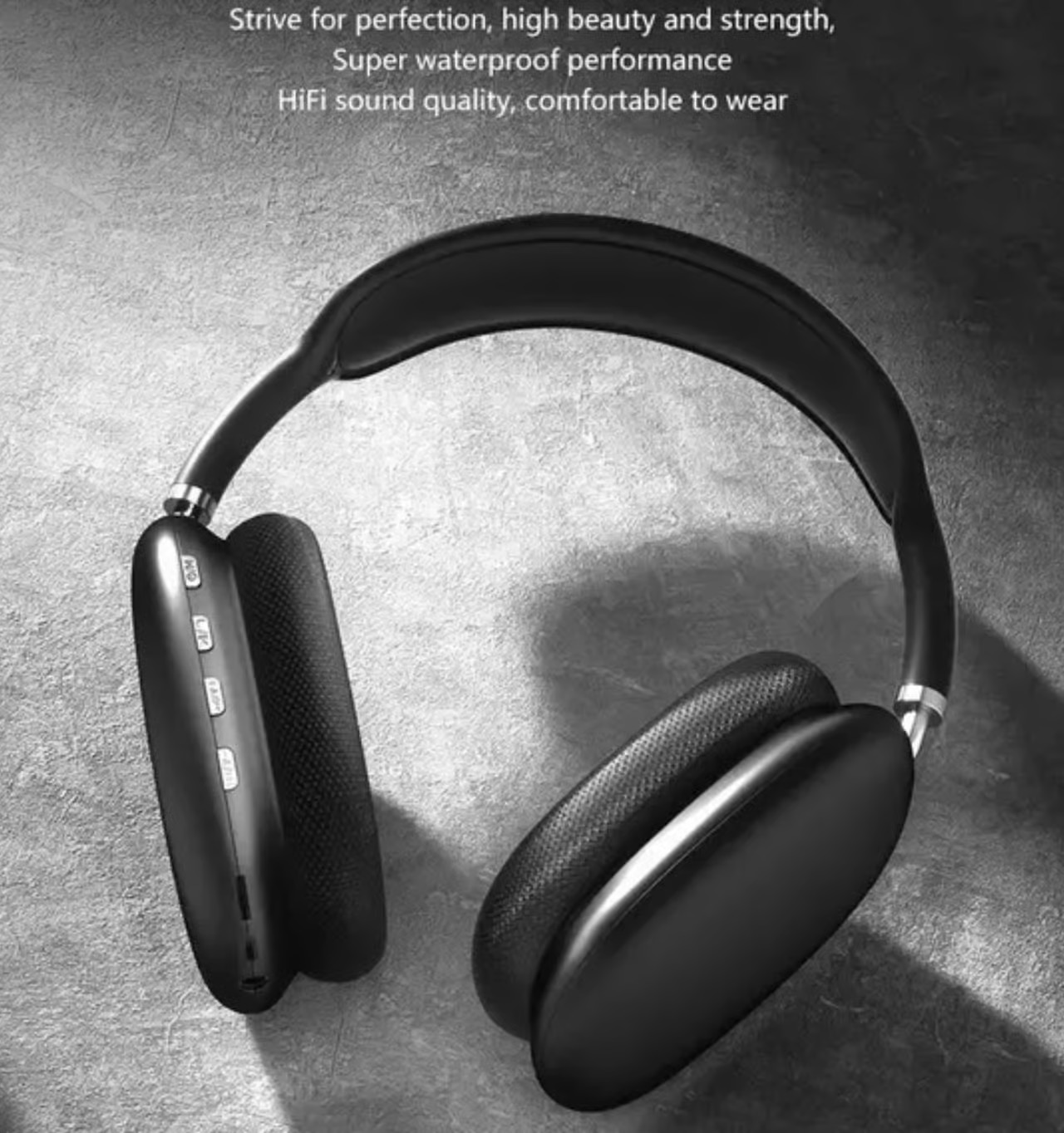 P9 Pro Headphones angled view