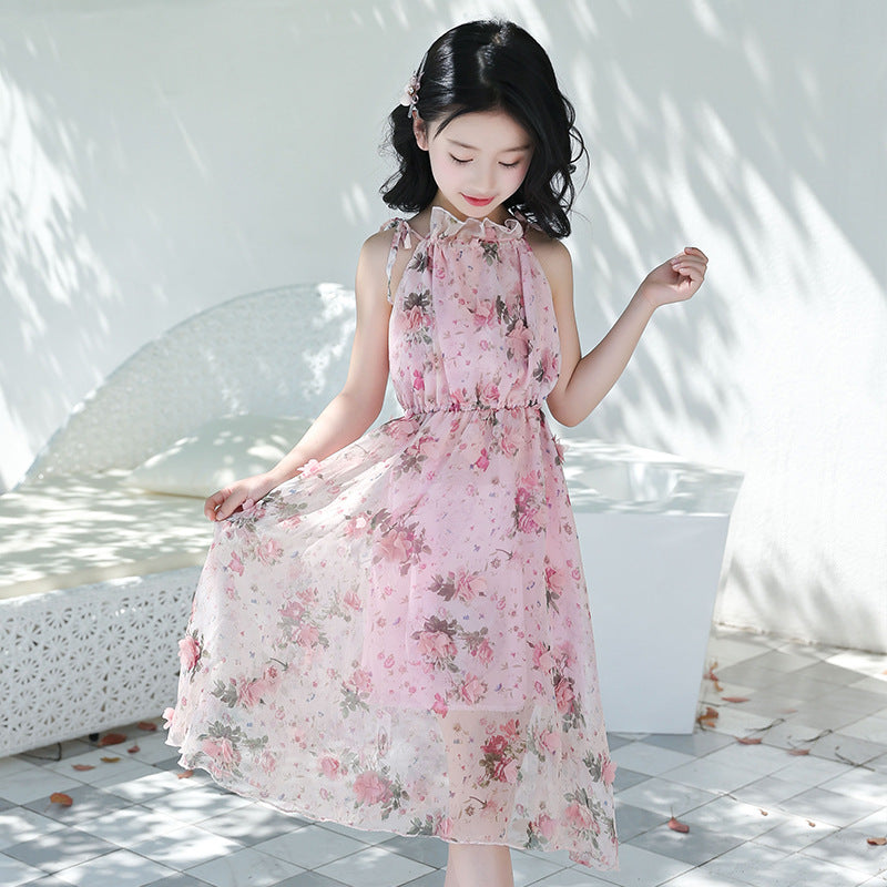Girls' Bohemian Summer Dress