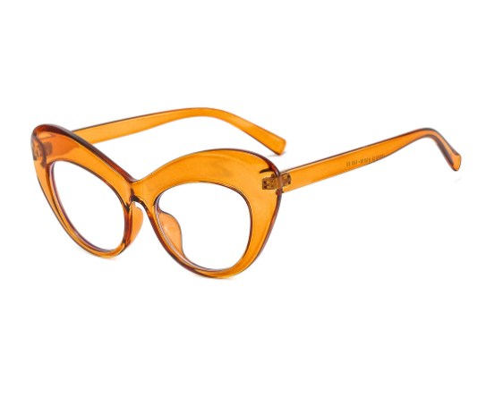 Lara Leopard Stylish Oversized Blue Light Glasses (One Pair)