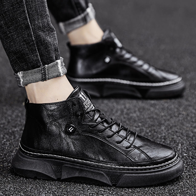 High-Top Casual Fleece Martin Boots