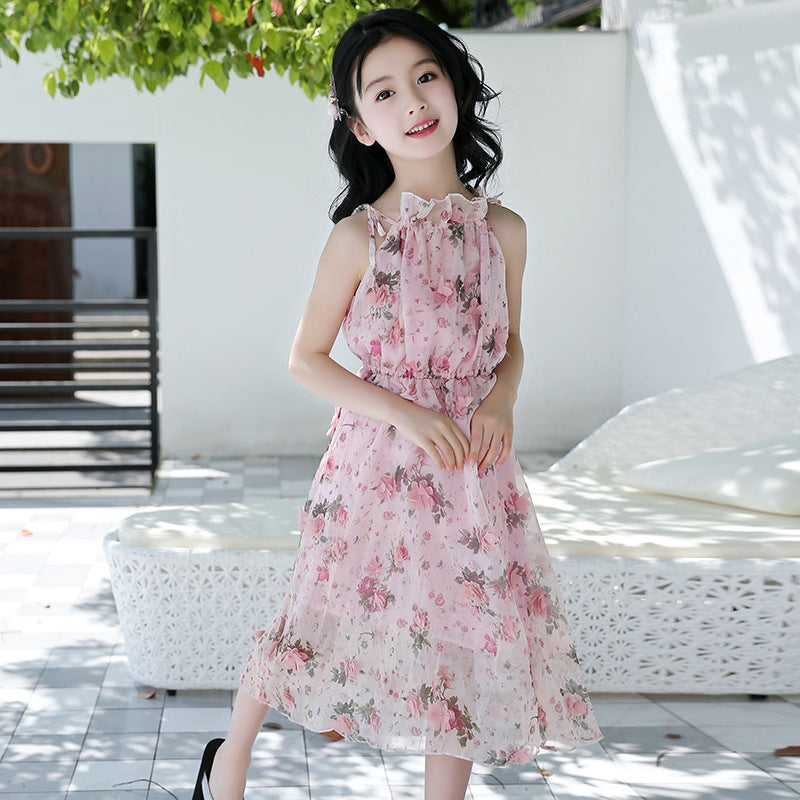 Girls' Bohemian Summer Dress