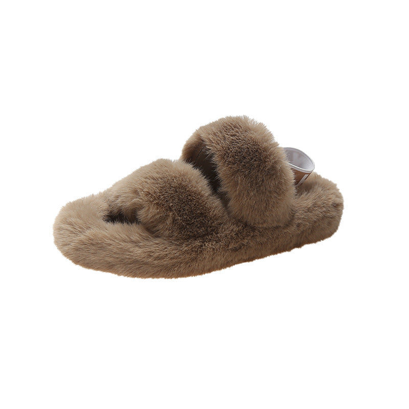 Zenda Women's Wild Fur Slippers