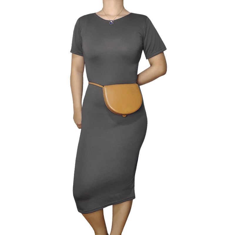 Multicolor Autumn Winter OL Dress