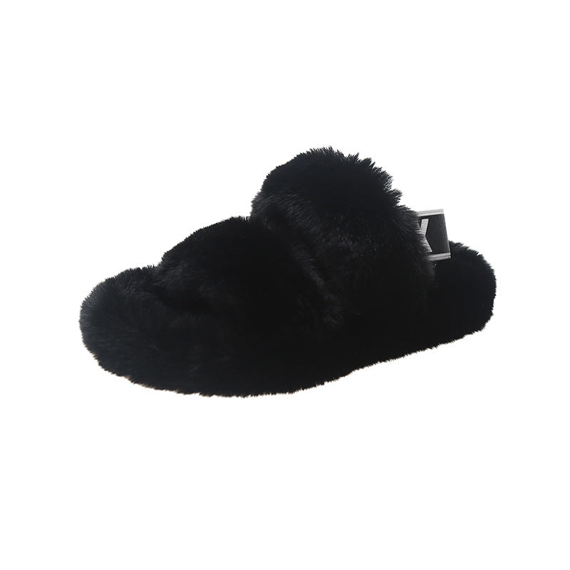 Zenda Women's Wild Fur Slippers