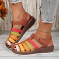 Flat Viscose Low Top Casual Sandals