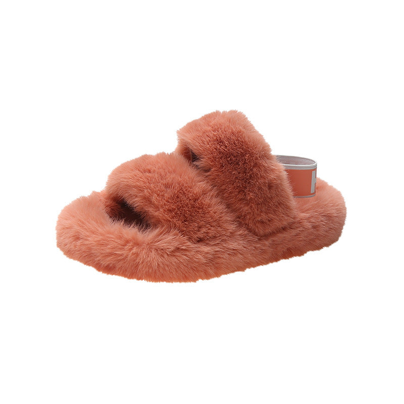 Zenda Women's Wild Fur Slippers