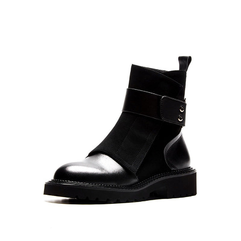 2019 Winter Fashion Minimalist Round Toe Martin Boots