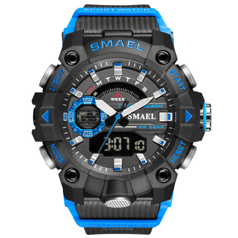 SMAEL Multifunctional Sports Watch for Men, Waterproof