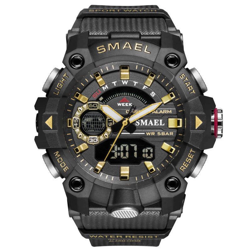 SMAEL Multifunctional Sports Watch for Men, Waterproof