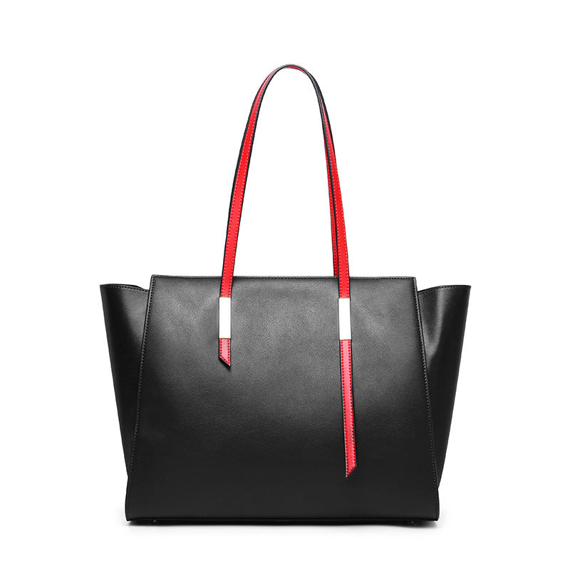 Chic Large Leather Shoulder Bag