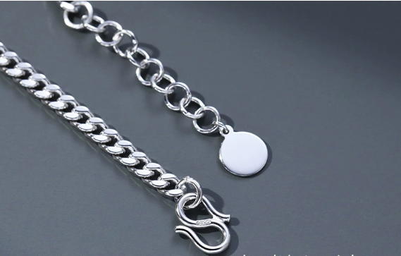Vintage Thai Silver Bracelet for Men