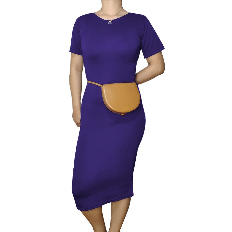 Multicolor Autumn Winter OL Dress
