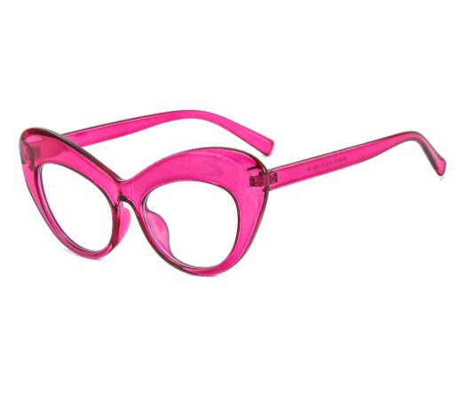 Lara Leopard Stylish Oversized Blue Light Glasses (One Pair)