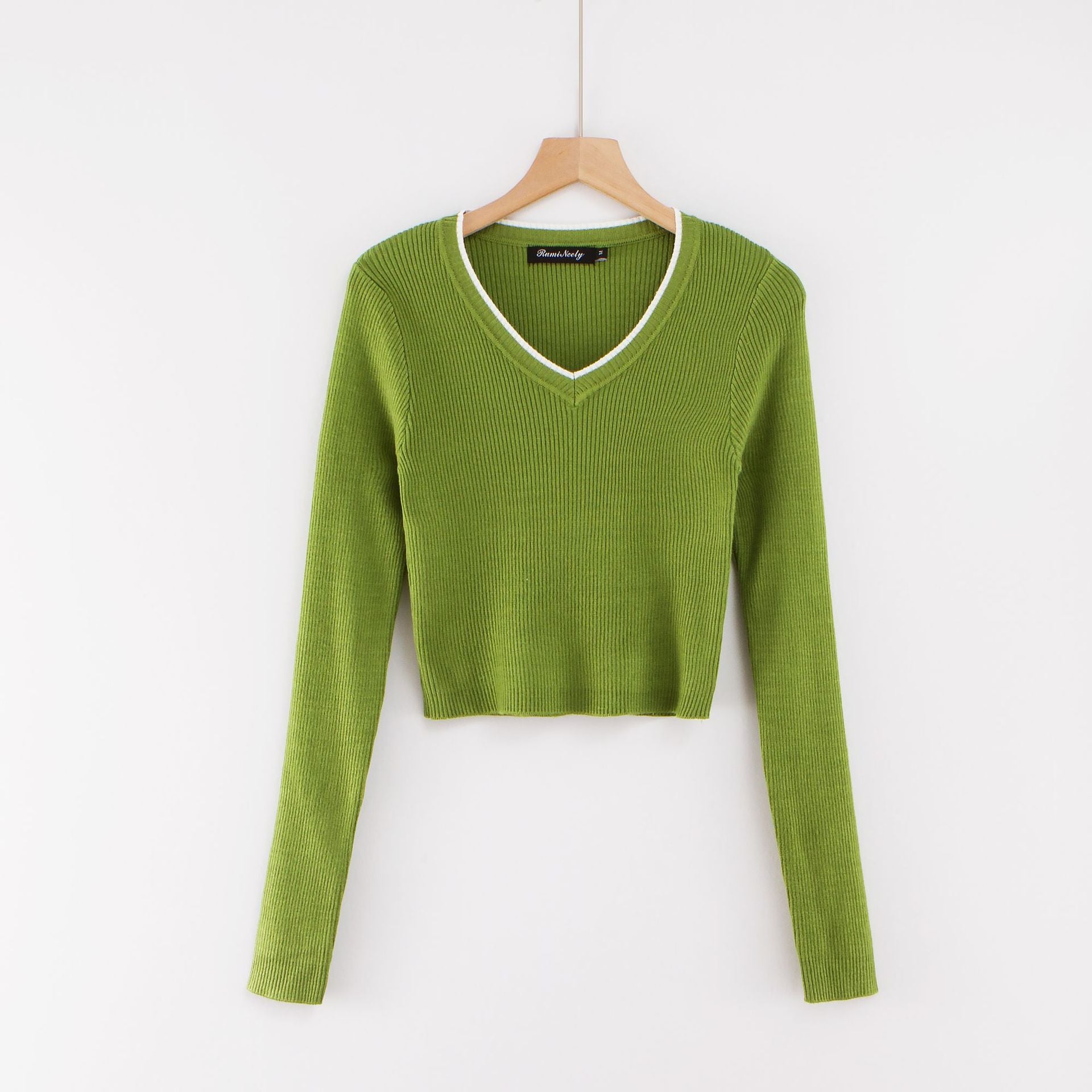 Solid Color Long-Sleeved Outerwear Top