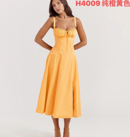Parisian Dress - Waist Shaping Floral Maxi Dress (One Piece)