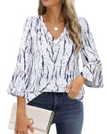 Chic Timeson Business Blouses for Women - 3/4 Sleeve Office Shirts