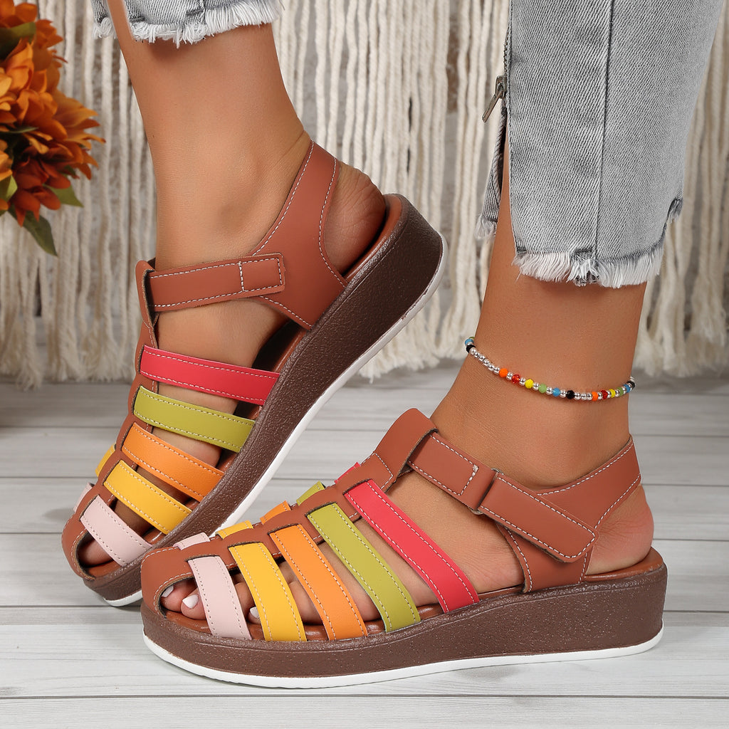 Flat Viscose Low Top Casual Sandals
