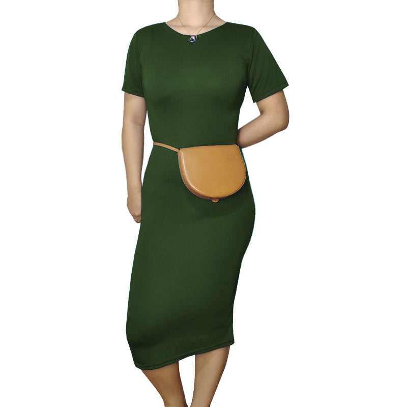 Multicolor Autumn Winter OL Dress